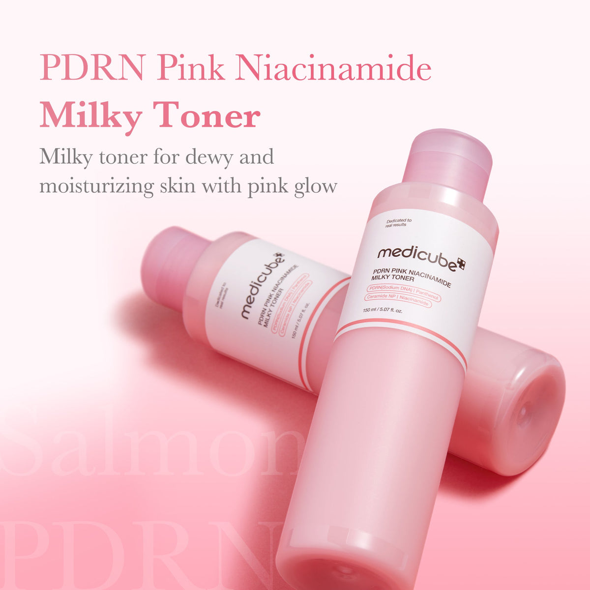 MEDICUBE Tônico Milky de Niacinamida PDRN Pink
