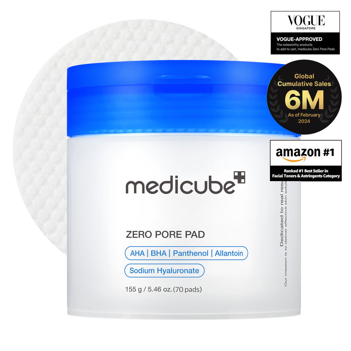 MEDICUBE Toner Pads Zero Poros