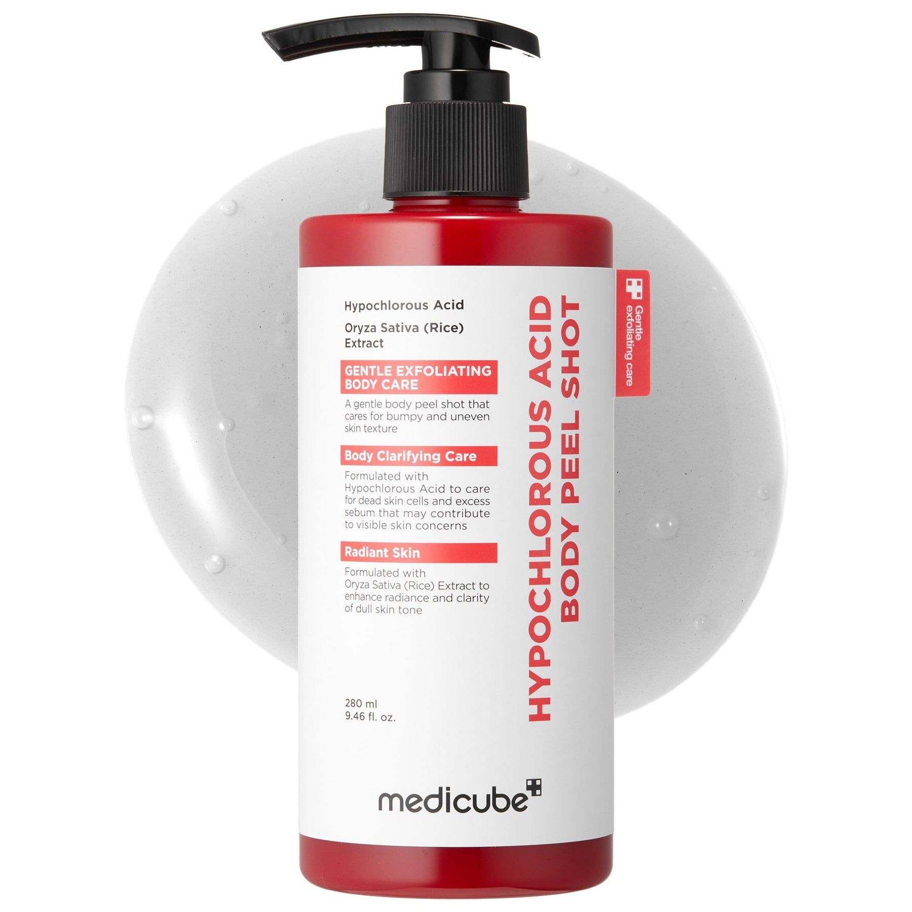 MEDICUBE Shot Peeling Corporal de Arroz e Ácido Hipocloroso