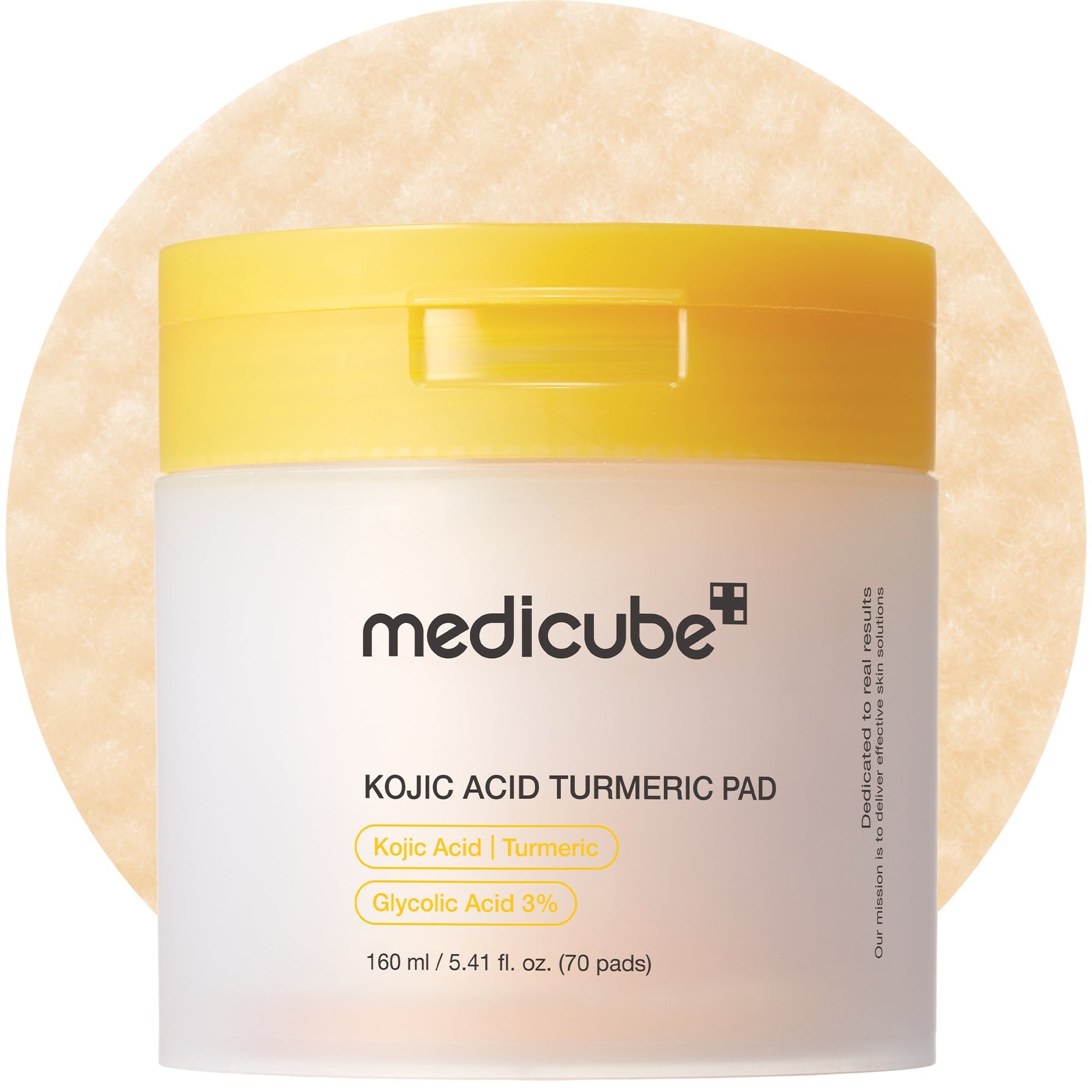 MEDICUBE Toner Pads de Ácido Kójico e Cúrcuma