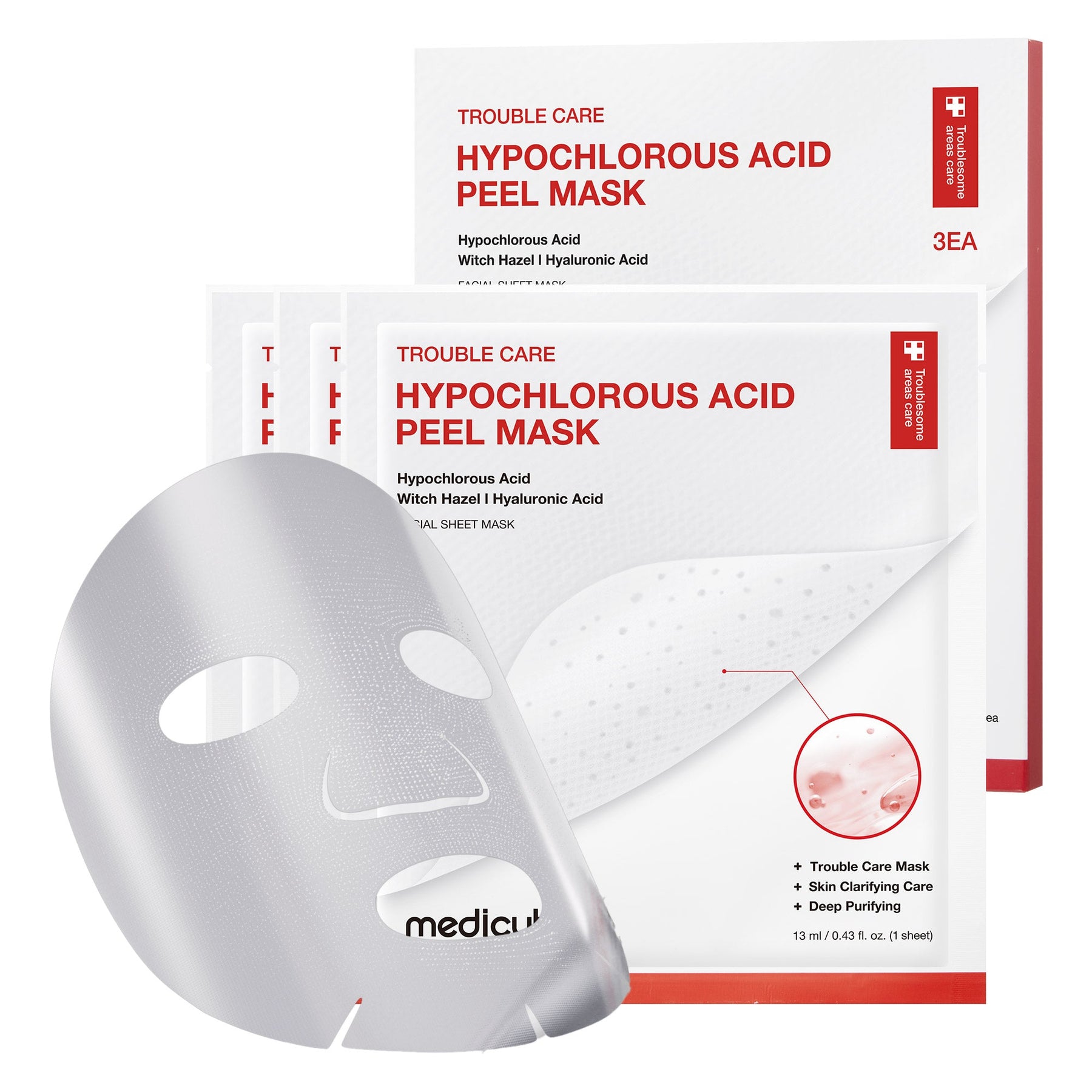 MEDICUBE Máscara Peeling de Ácido Hipocloroso