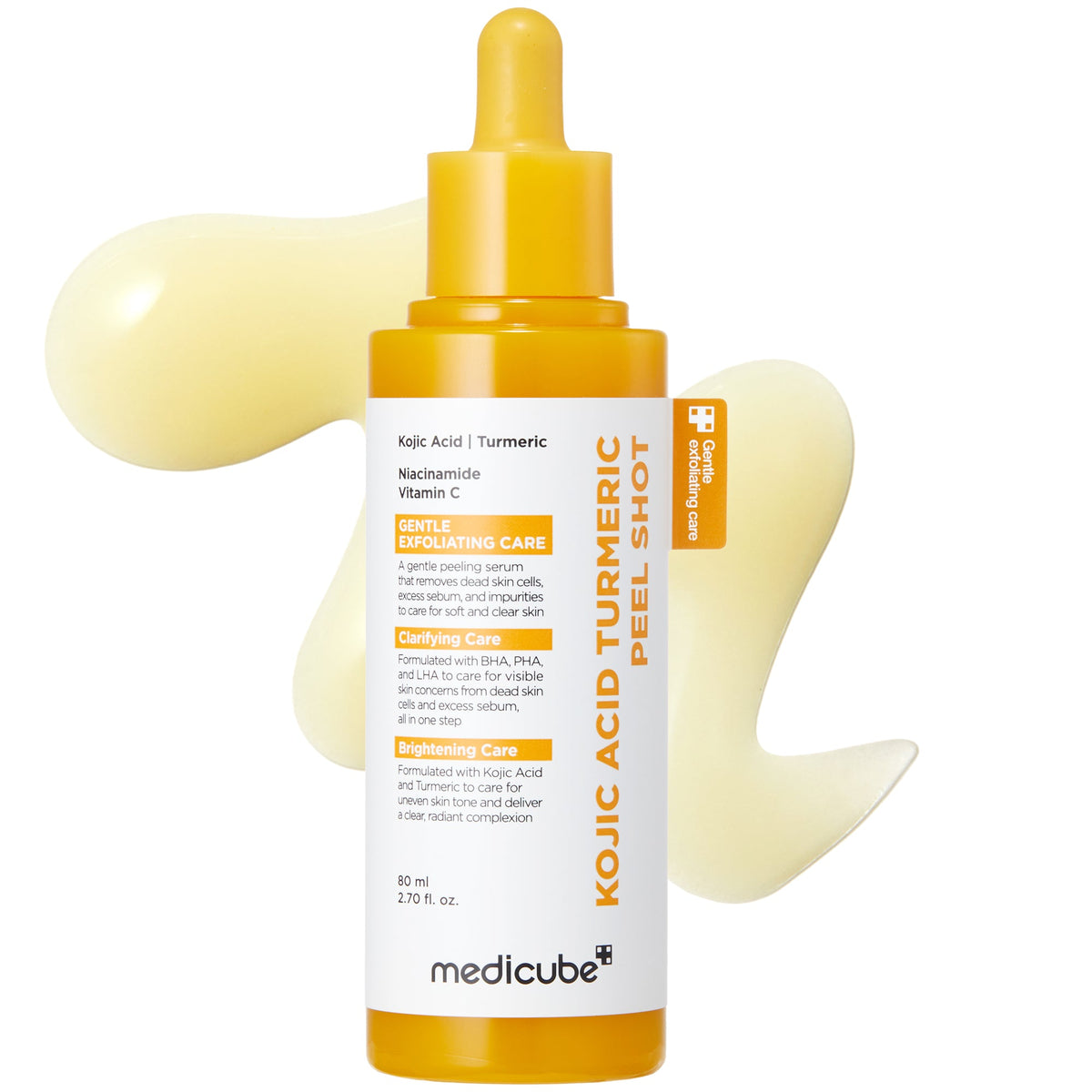 MEDICUBE Shot Peeling de Ácido Kójico e Cúrcuma