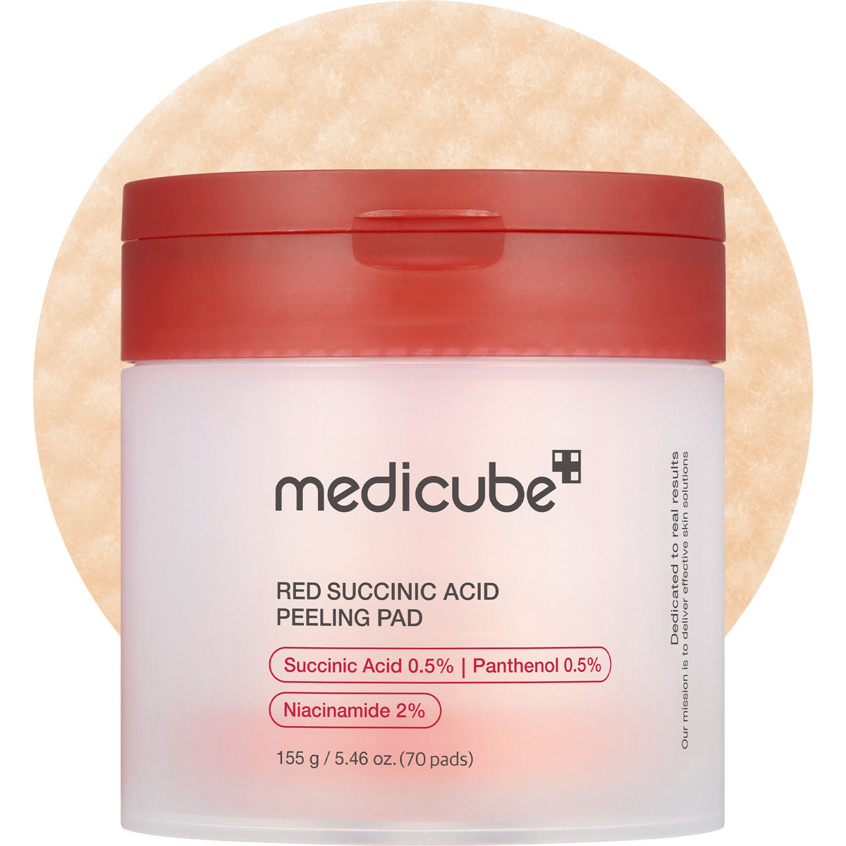 MEDICUBE Toner Pads de Ácido Succínico e Pantenol Red