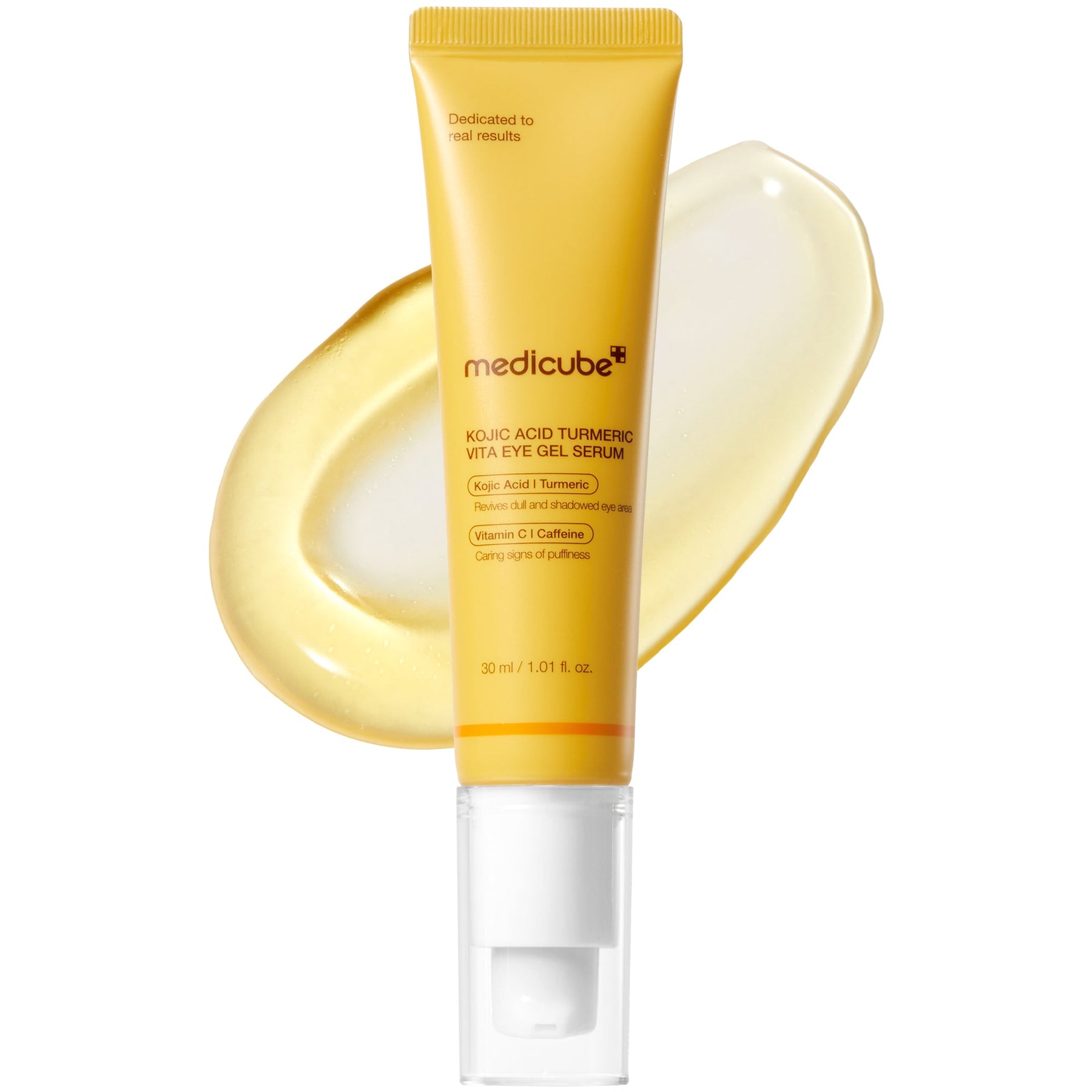 MEDICUBE Sérum Gel para Olhos de Ácido Kójico e Cúrcuma