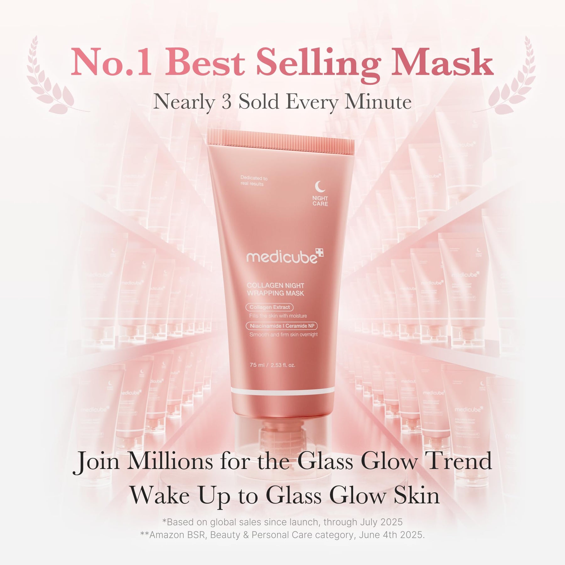MEDICUBE Kit de Skincare Glass Glow 7 Dias