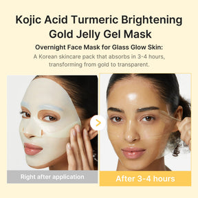 MEDICUBE Máscara em Gel Gold Jelly de Ácido Kójico e Cúrcuma