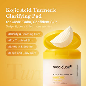 MEDICUBE Toner Pads de Ácido Kójico e Cúrcuma