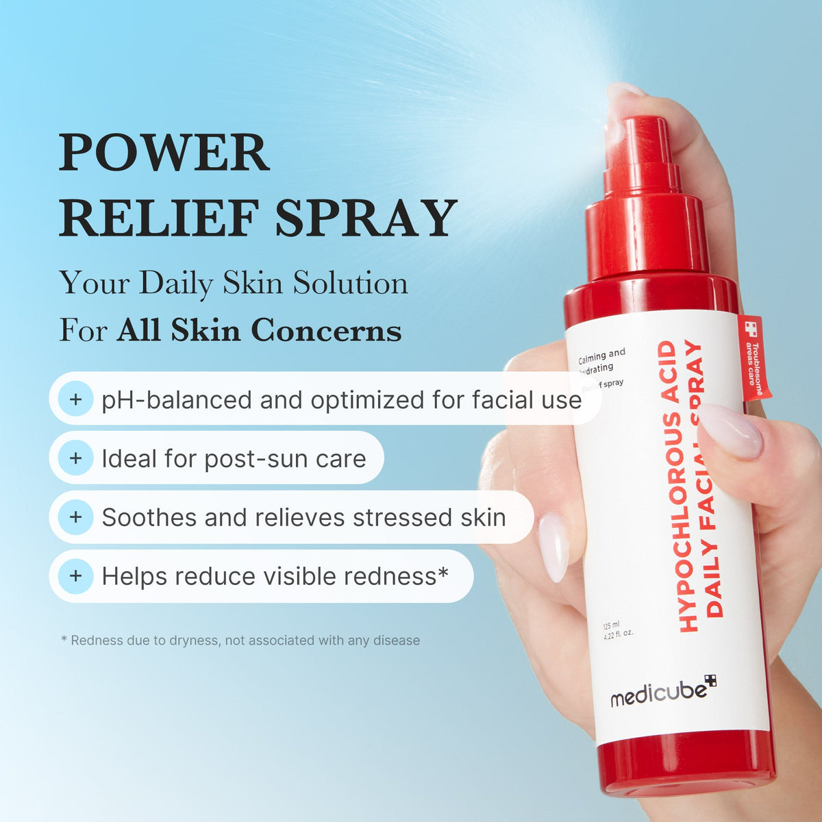 MEDICUBE Spray Calmante de Ácido Hipocloroso