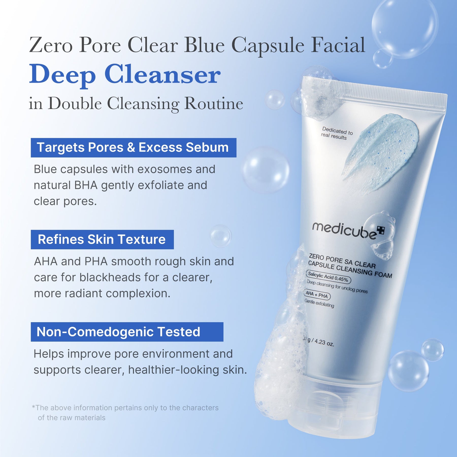 MEDICUBE Espuma de Limpeza Zero Poros em Cápsulas
