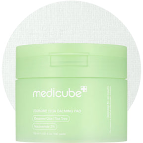 MEDICUBE Toner Pads Calmantes de Exossomos e Cica