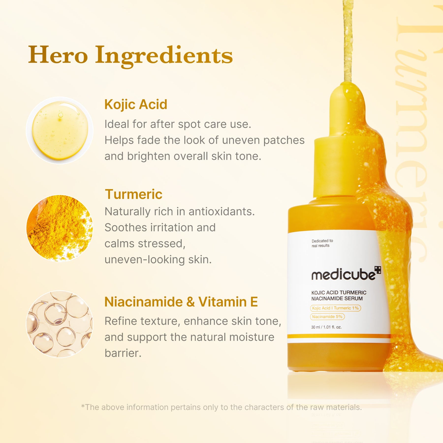 MEDICUBE Sérum de Ácido Kójico e Cúrcuma em Cápsulas