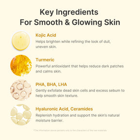 MEDICUBE Shot Peeling Corporal de Ácido Kójico e Cúrcuma