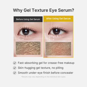 MEDICUBE Sérum Gel para Olhos de Ácido Kójico e Cúrcuma