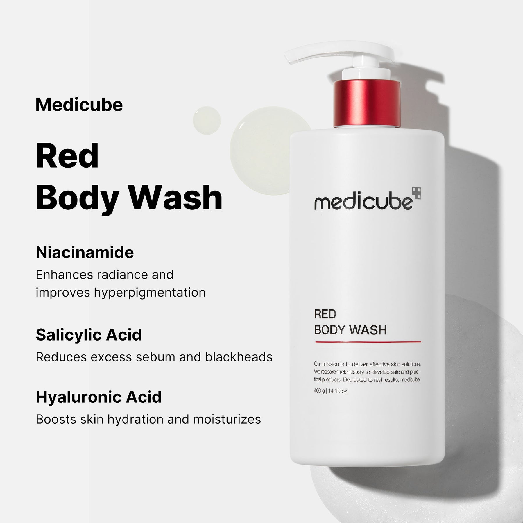 MEDICUBE Sabonete Líquido Corporal Red
