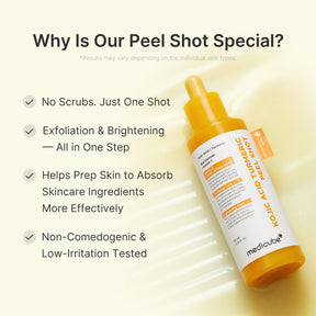 MEDICUBE Shot Peeling de Ácido Kójico e Cúrcuma