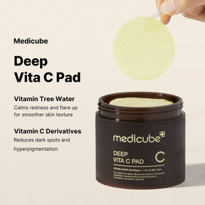MEDICUBE Kit Especial de Toner Pads de Vitamina C Deep