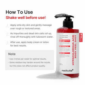 MEDICUBE Shot Peeling Corporal de Arroz e Ácido Hipocloroso