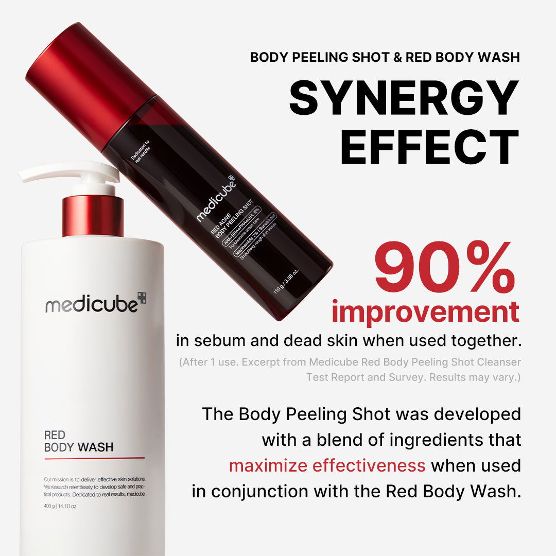 MEDICUBE Shot Peeling Corporal de Limpeza Red
