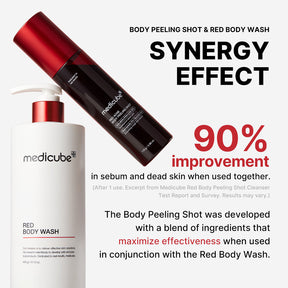 MEDICUBE Shot Peeling Corporal de Limpeza Red