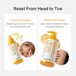 MEDICUBE Shot Peeling Corporal de Ácido Kójico e Cúrcuma