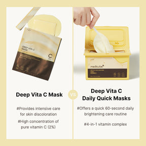 MEDICUBE Máscaras Expressas Diárias de Vitamina C Deep