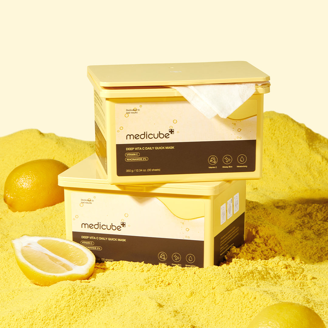MEDICUBE Máscaras Expressas Diárias de Vitamina C Deep