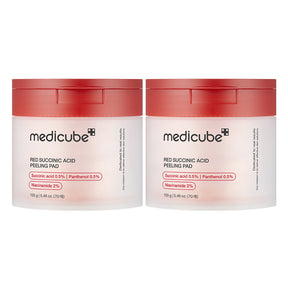 MEDICUBE Toner Pads de Ácido Succínico e Pantenol Red
