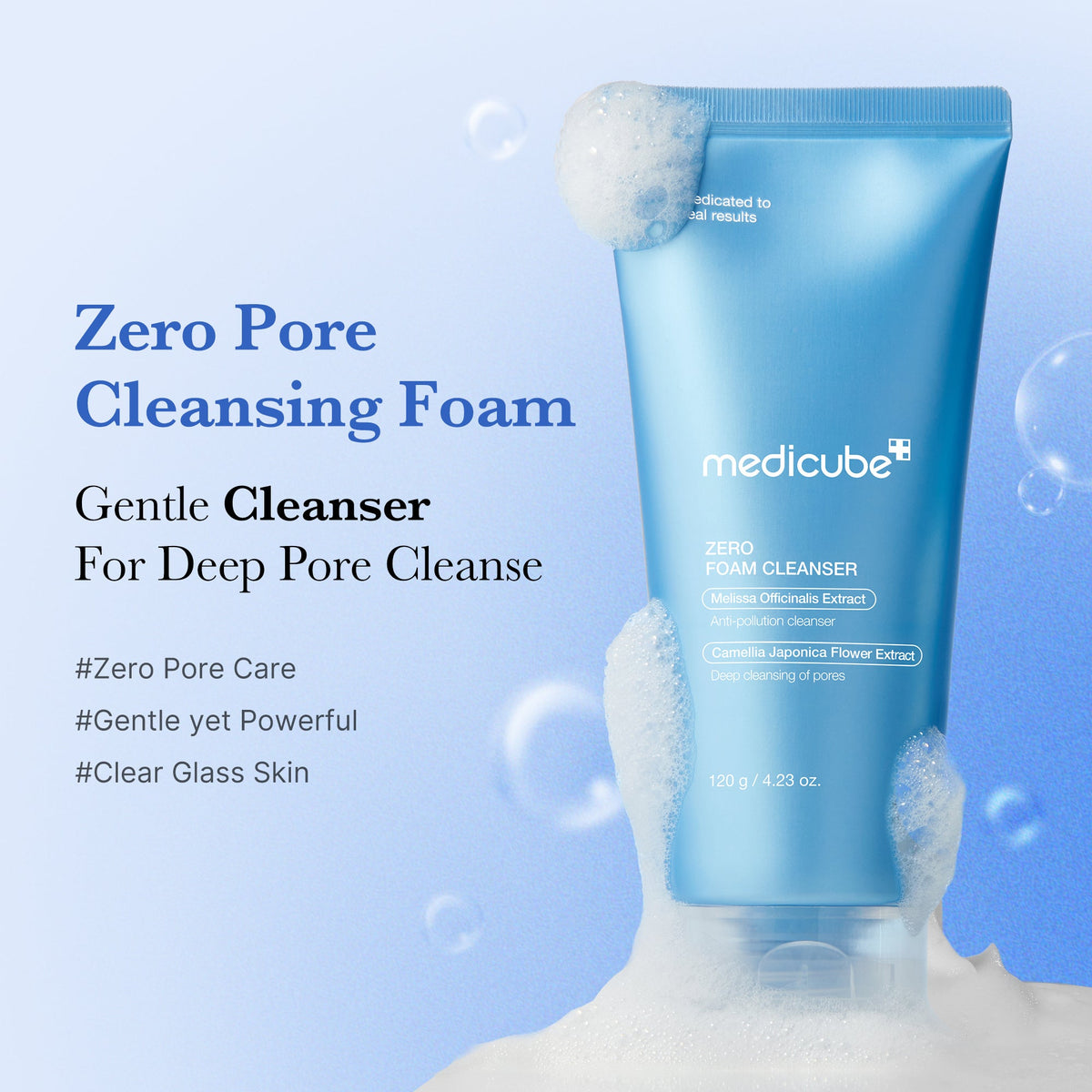 MEDICUBE Espuma de Limpeza Zero Poros