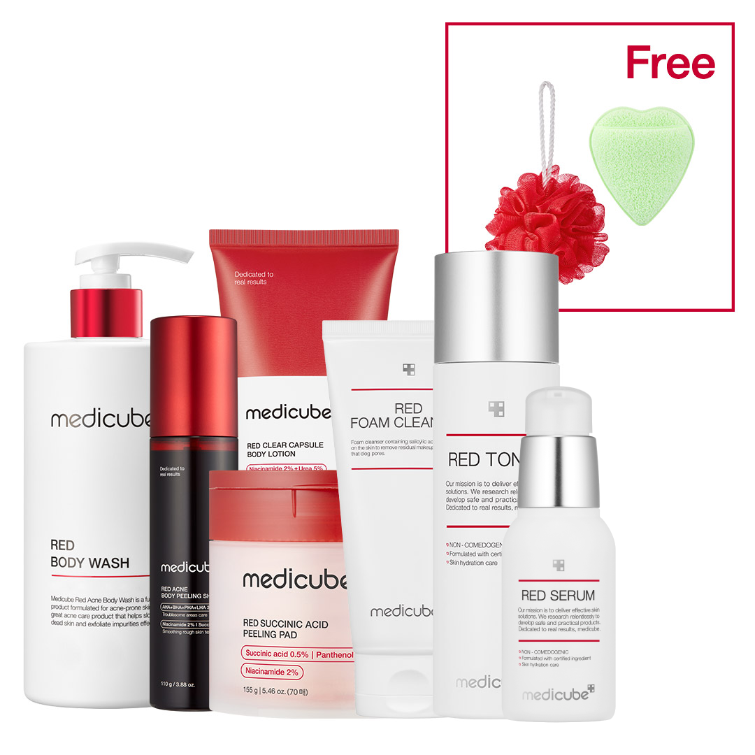 MEDICUBE Kit Ultimate Facial e Corporal Linha Red