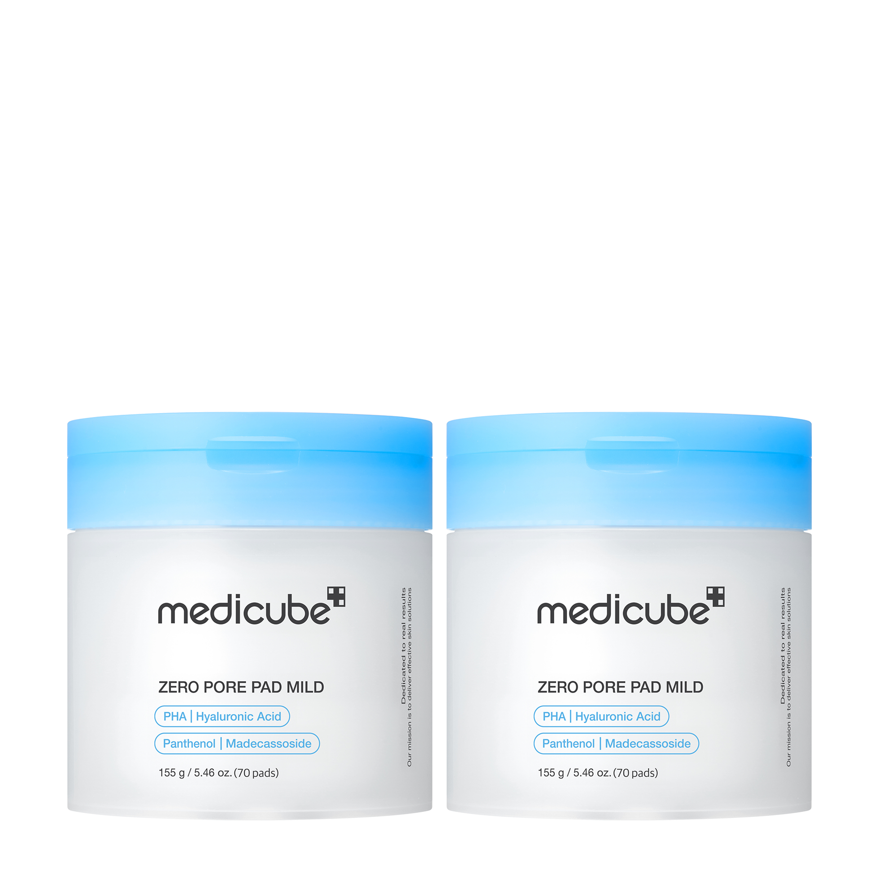 MEDICUBE Toner Pads Zero Poros de Madecassosídeo (Suave)