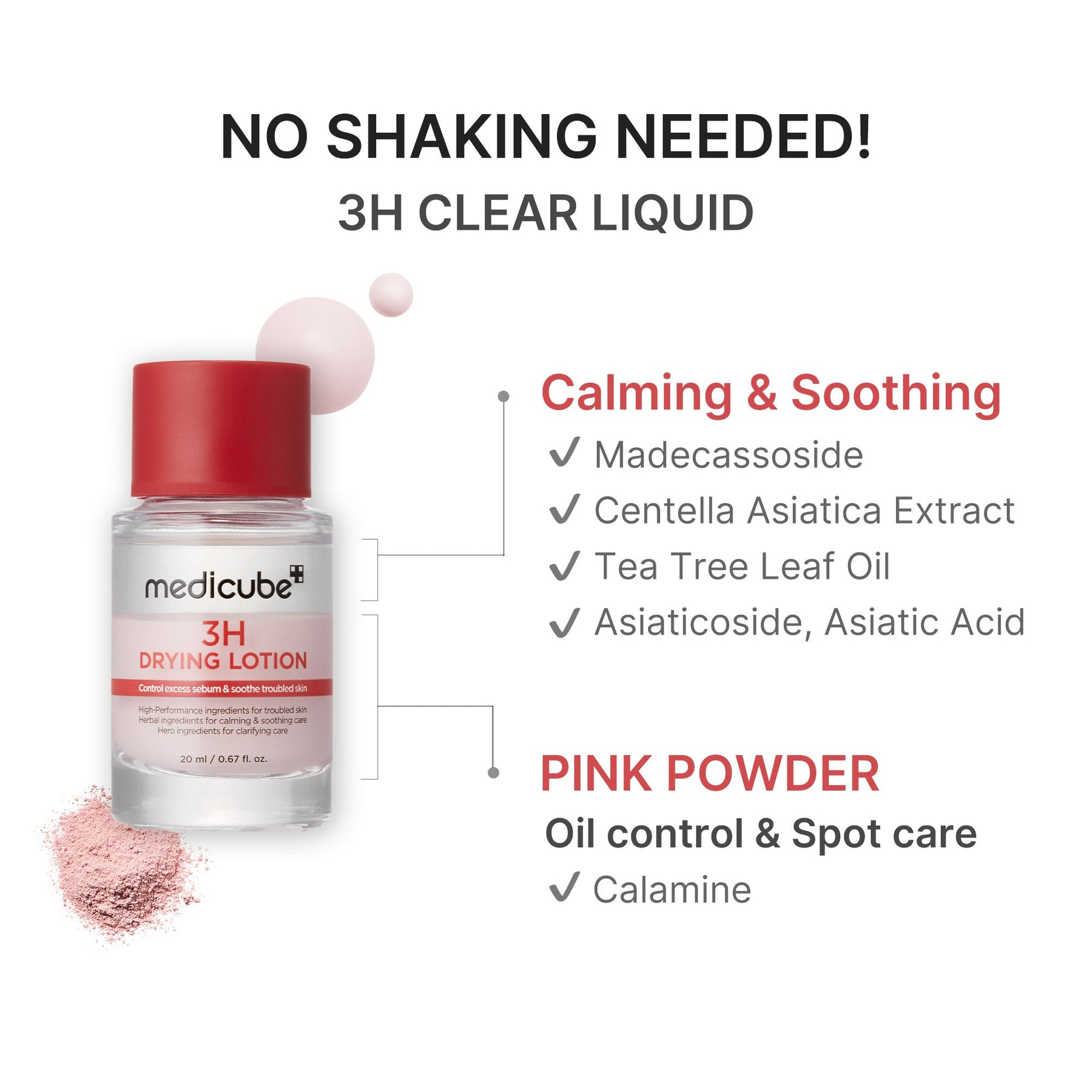 MEDICUBE Loção Secante Noturna 3H