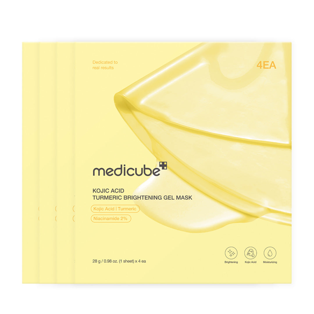 MEDICUBE Máscara em Gel Gold Jelly de Ácido Kójico e Cúrcuma
