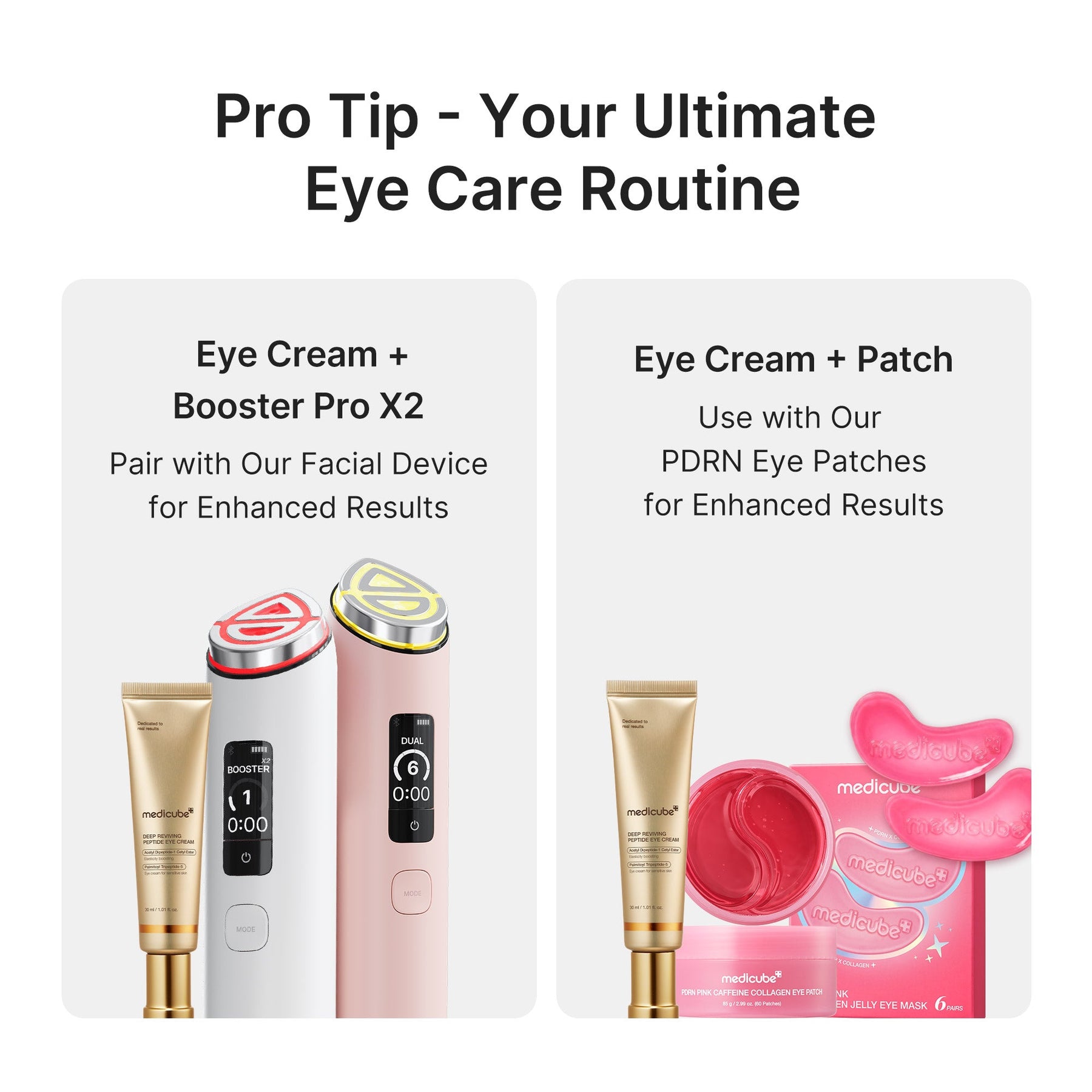 MEDICUBE Creme Revitalizante de Peptídeo para Olhos Deep