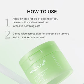 MEDICUBE Toner Pads Calmantes de Exossomos e Cica