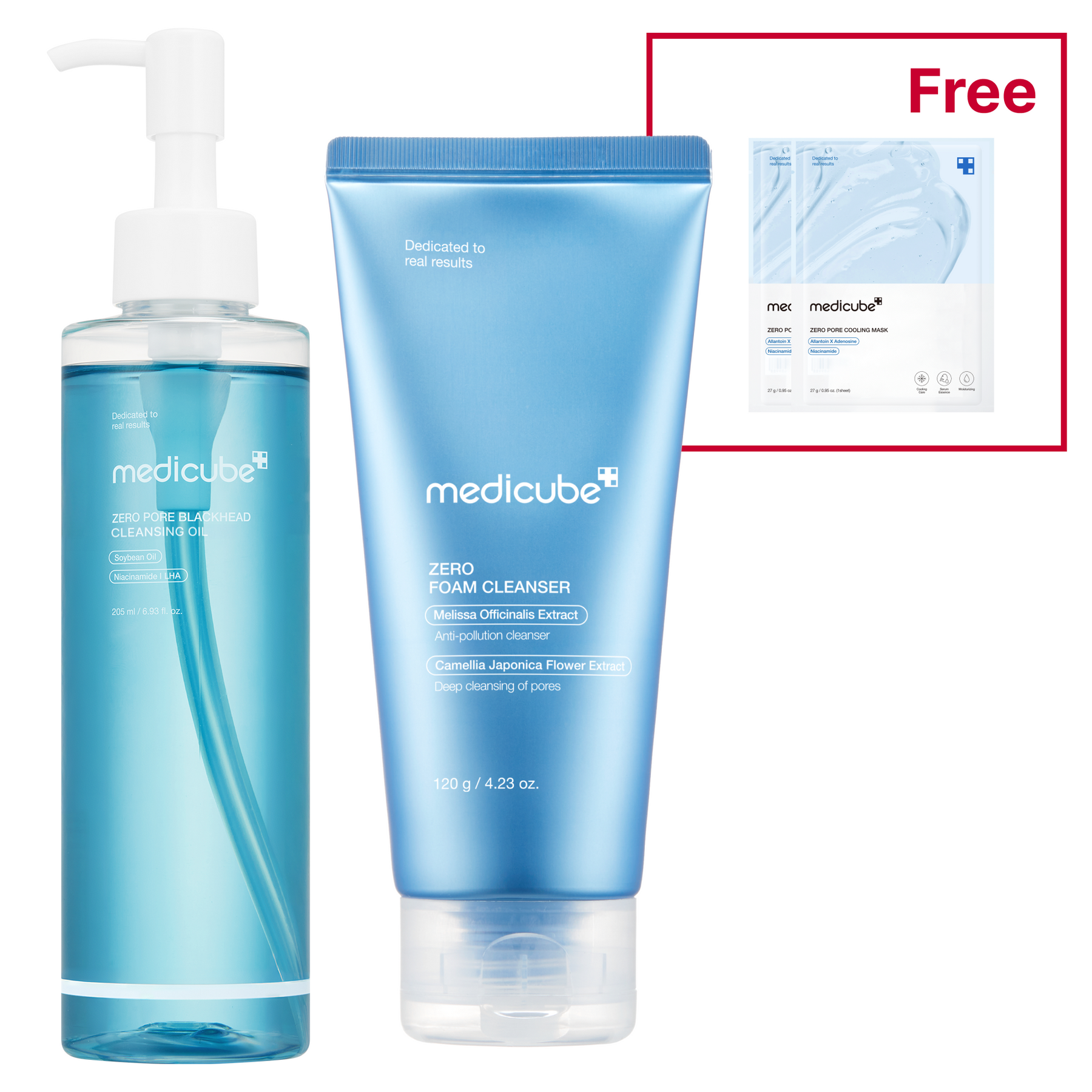 MEDICUBE Óleo de Limpeza Facial Zero Poros Anticravos