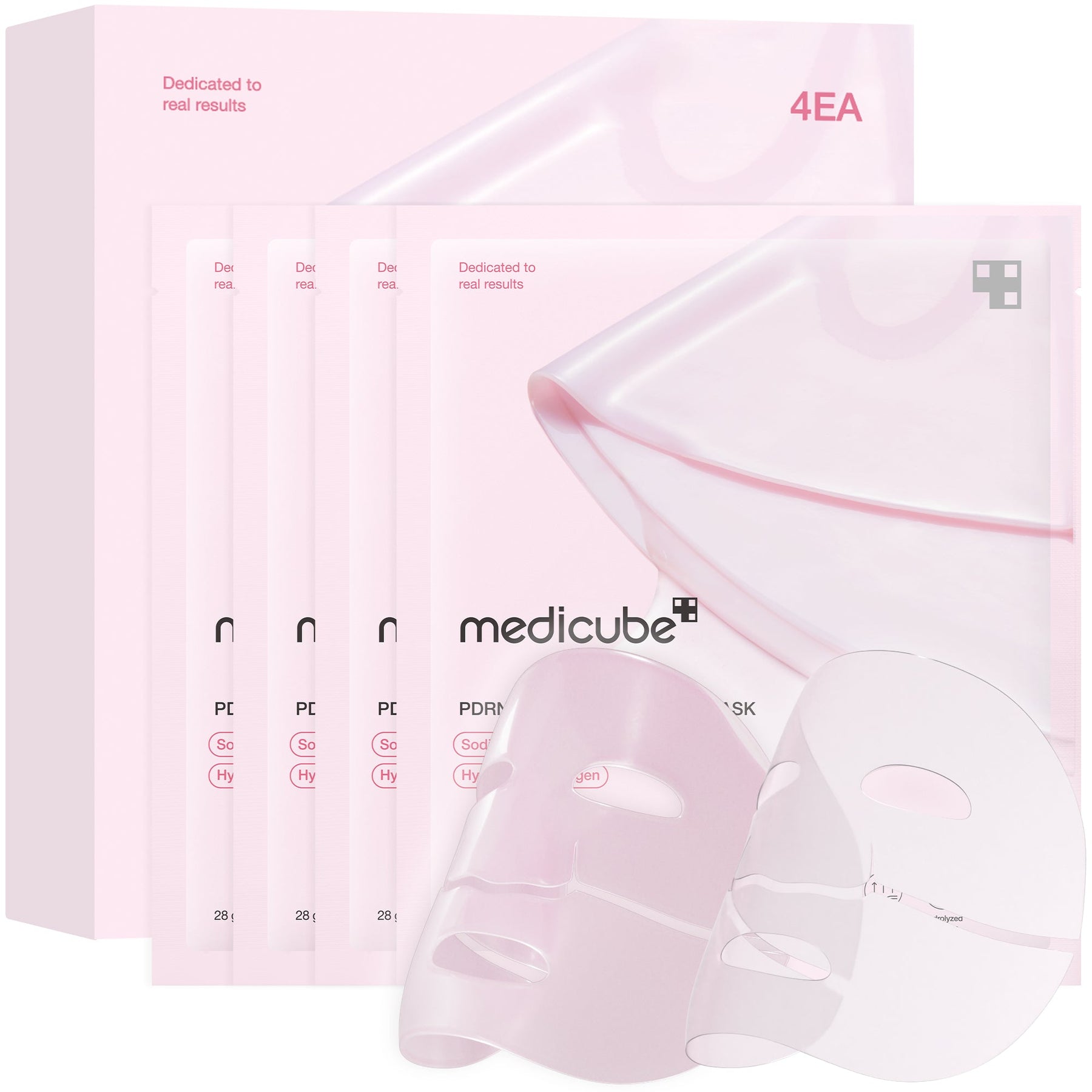MEDICUBE Máscara em Gel de Colágeno de Salmão PDRN Pink