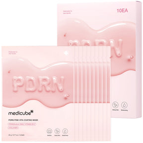 MEDICUBE Máscara Facial Vita Coating PDRN Pink