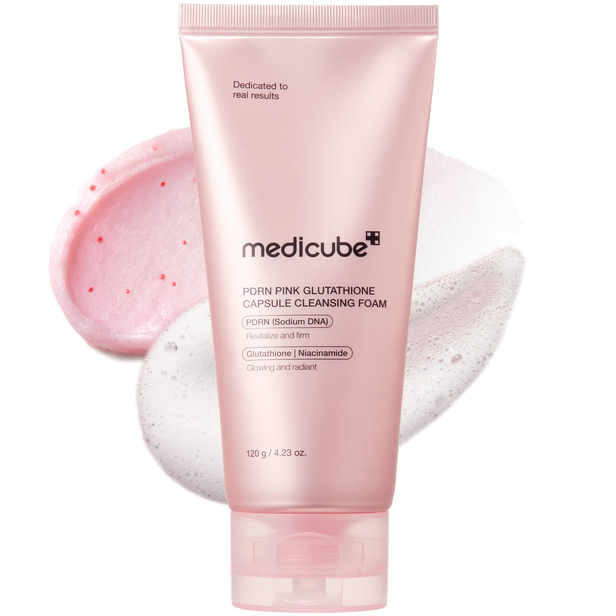 MEDICUBE Espuma de Limpeza de Glutationa em Cápsulas PDRN Pink