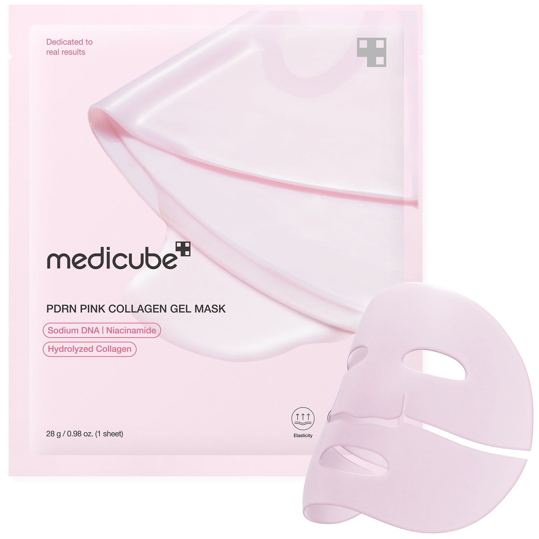 MEDICUBE Máscara em Gel de Colágeno de Salmão PDRN Pink
