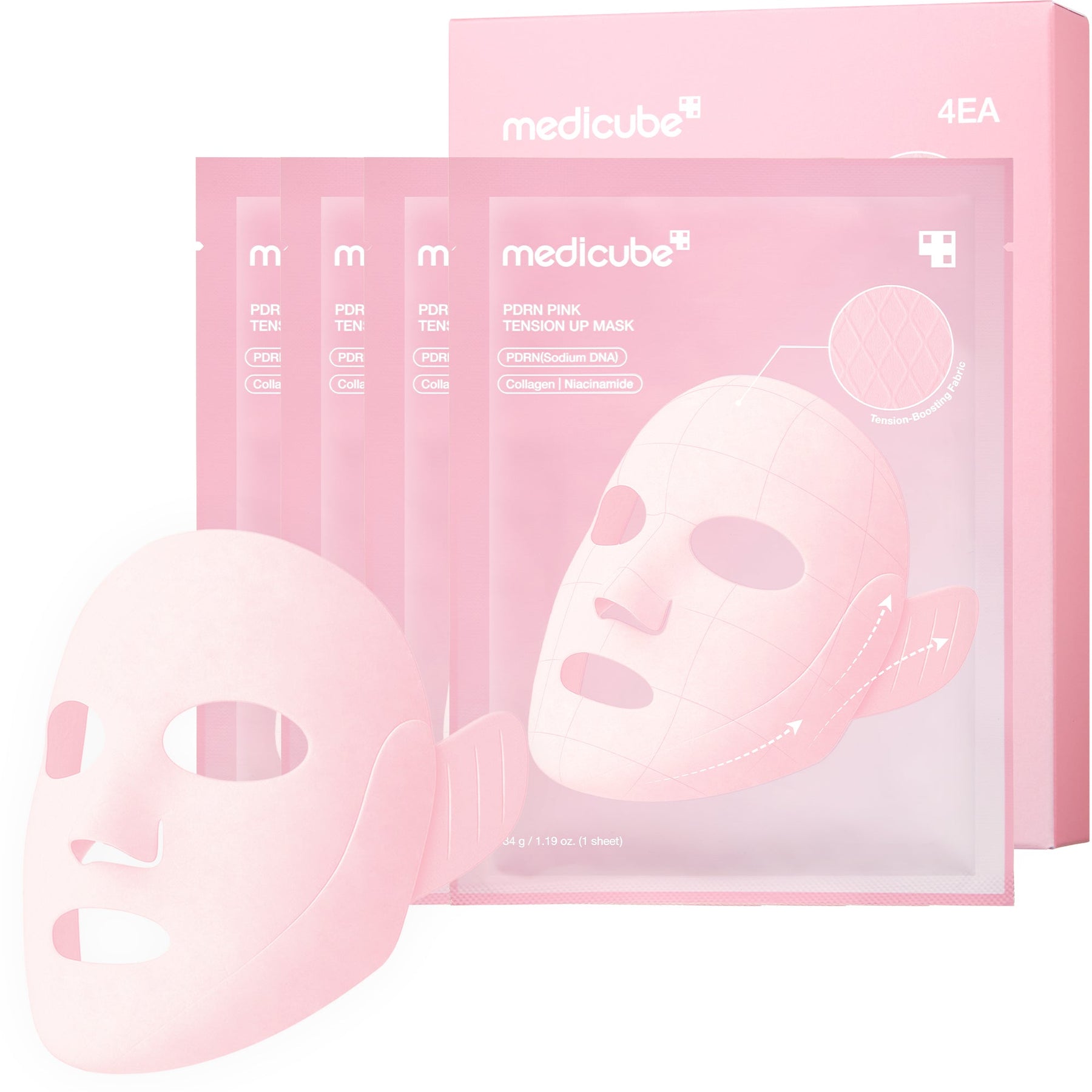 MEDICUBE Máscara Tensora PDRN Pink