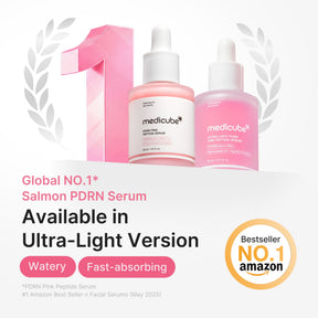 MEDICUBE Sérum de Peptídeo PDRN Pink Ultra Leve
