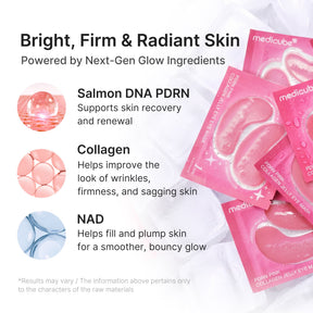 MEDICUBE Máscara em Gel para Olhos de Colágeno PDRN Pink