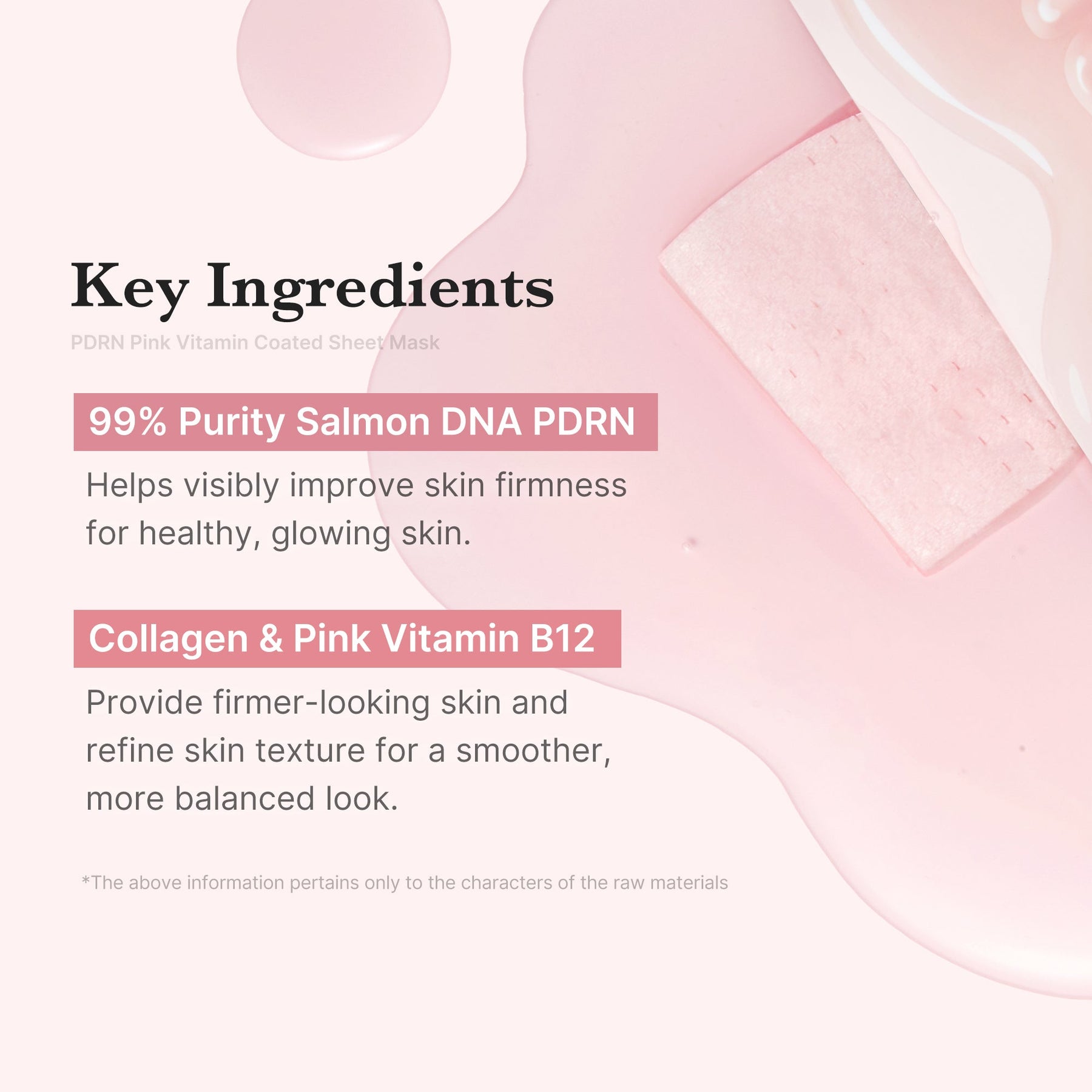 MEDICUBE Máscara Facial Vita Coating PDRN Pink