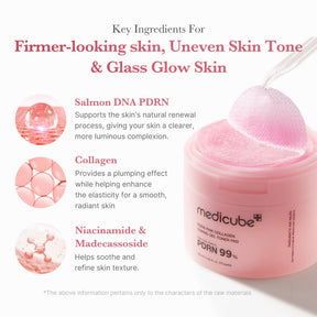 MEDICUBE Toner Pads em Gel de Colágeno PDRN Pink