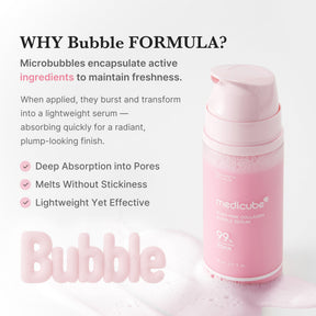 MEDICUBE Sérum Bubble de Colágeno PDRN Pink