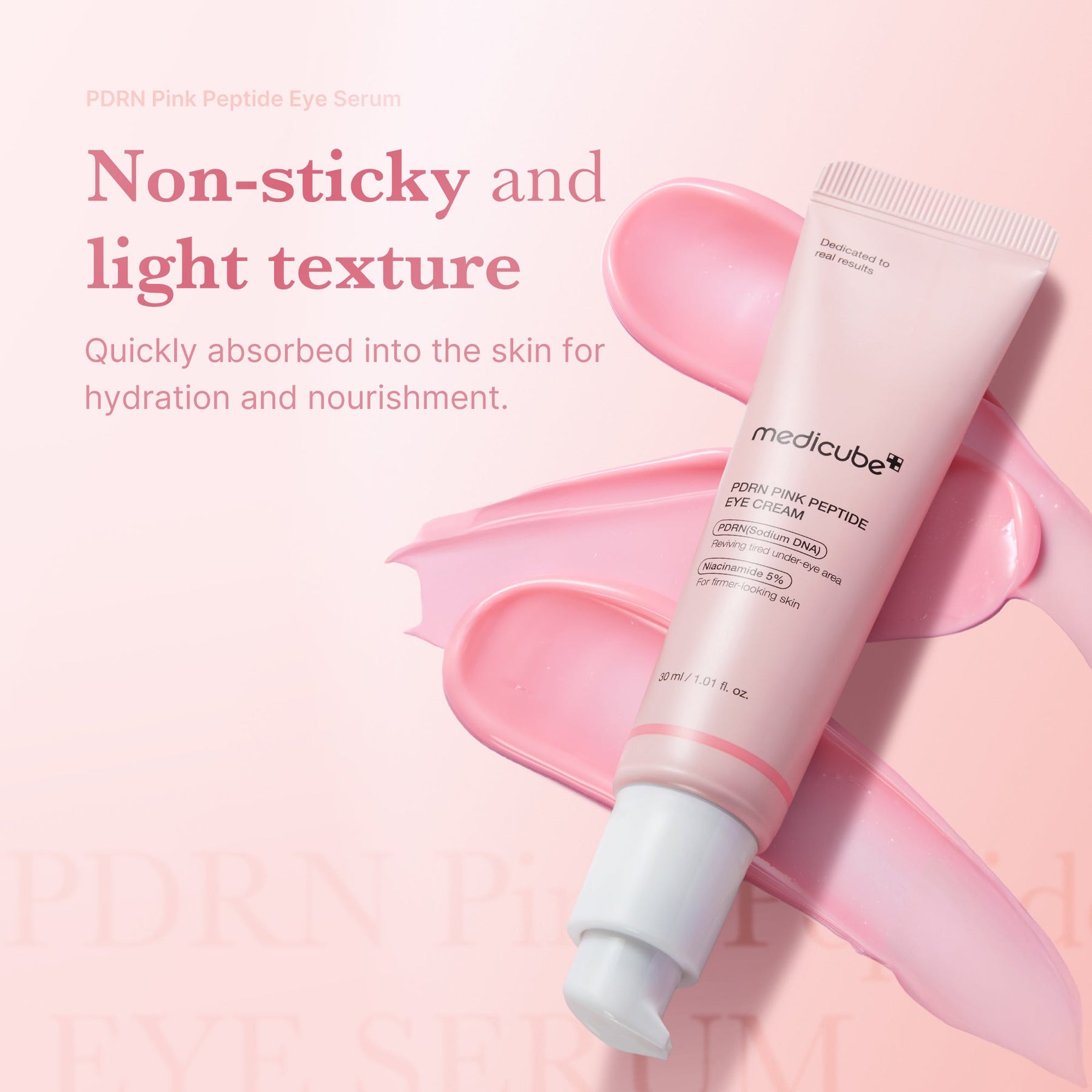 MEDICUBE Creme para Olhos de Peptídeo PDRN Pink
