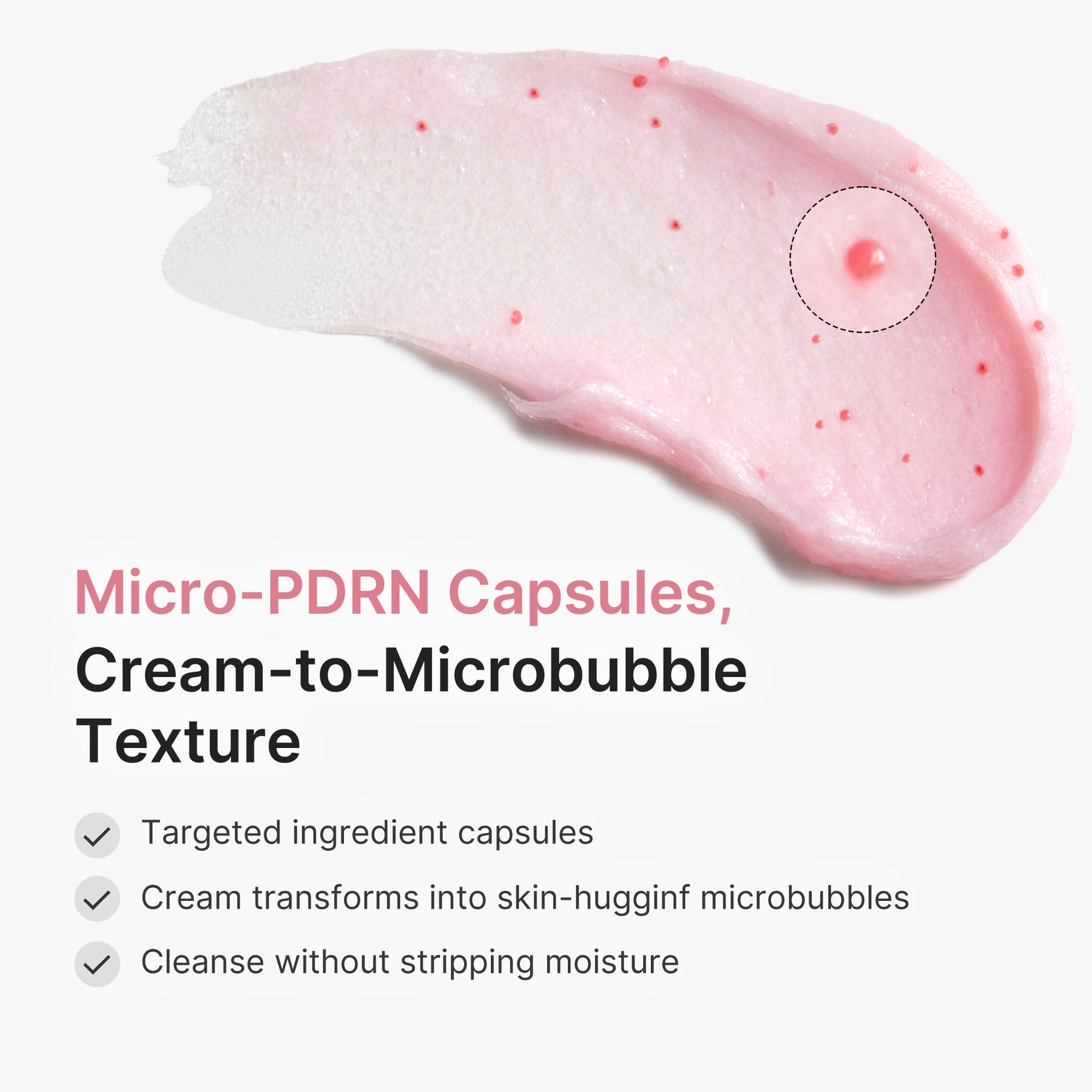 MEDICUBE Espuma de Limpeza de Glutationa em Cápsulas PDRN Pink