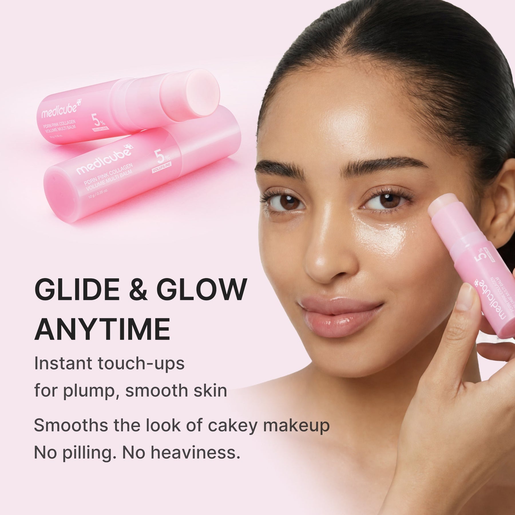 MEDICUBE Bálsamo Multiuso Volumizador de Colágeno PDRN Pink