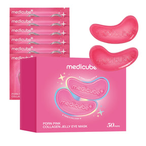 MEDICUBE Máscara em Gel para Olhos de Colágeno PDRN Pink