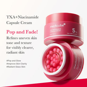 MEDICUBE Creme de Niacinamida e TXA em Cápsulas